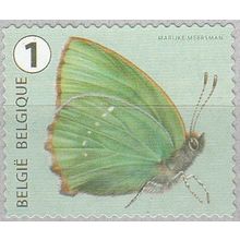 Belgique 2014 COB 4454 Neuf ** Cote (2016) 1.50 Euro Papillon Callophrys Rubi