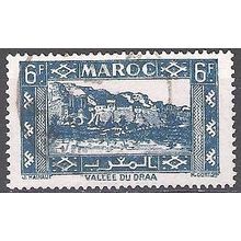 Maroc 1945 Michel 227 O Cote (2005) 0.40 € Vallée du Draa Cachet rond