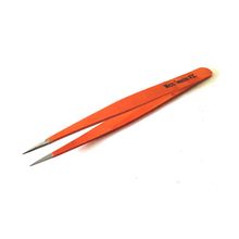Ultra Fine Point Micro Tweezers #3c Professional Color Coated Tick Removal Ha...