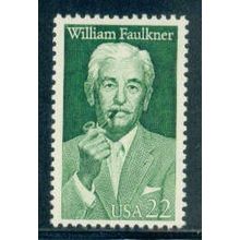 2350 22c William Faulkner Fine MNH Dry Gum MA2107