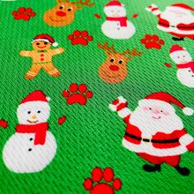 Cutie Ties Tie On Dog Bandana Large Christmas Festive Green