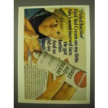 1971 Bactine First Aid Cream Ad - Wind-Burned Face