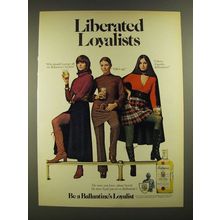 1971 Ballantine's Scotch Ad - Liberated Loyalists