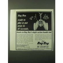 1971 Bag Boy Golf Bag Carrier Ad - Play or Put Away