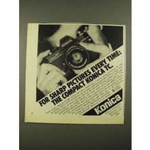 1979 Konica TC Camera Ad - For Sharp Pictures Every Time