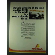 1979 Iberia Airlines Ad - Modern Fleets