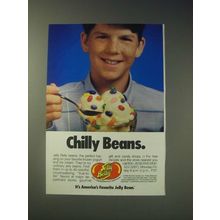 1989 Jelly Belly Jelly Beans Ad - Chilly Beans