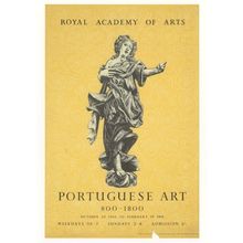 Portuguese Art London Royal Academy Painting 1955 Exhibition Postcard