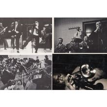 Blues Brothers Castro Valley Morislav Pokorny 4x Jazz Music Postcard s