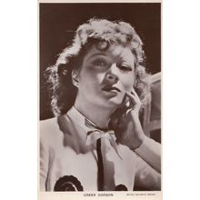 Greer Garson Picturegoer Vintage 1950s Postcard