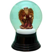 PR1540 - Perzy Snowglobe - Medium Angel - 5"H x 3"W x 3"D