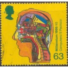 GB 1999 Inventors' Tale 63p Turing Computers Used SG2072 Sc1842 millennium stamp