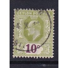 CEYLON 1910-11 EDVII 10c USED SG294