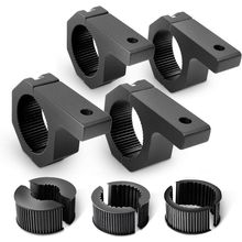 Nilight - 90020D 4PCS Mounting Bracket Kit LED Off-Road Light Horizontal Bar