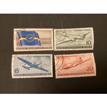 ICOLLECTZONE Germany GDR 280-283 VF used aviation