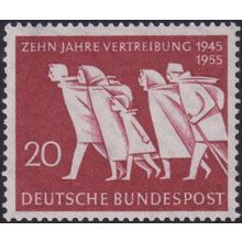 West Germany 1955 20pf Refugees
