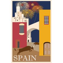 Spain vintage travel 23 Poster Canvas Movie Film Print A0 A1 A2 A3 A4 A5 A6 Art