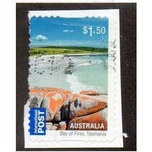 AUS 2010 $1.50 (S/A) 'BAY OF FIRES' FINE USED (ON PAPER) (EBID3070)