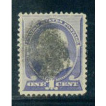 Used 212 1c Benjamin Franklin Fine M01323