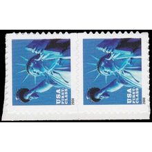 3451 34c Statue of Liberty Fine MNH BPS Vert Pair V5044