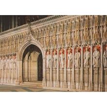 The Choir Screen York Minster Yorkshire Mint Photo Postcard