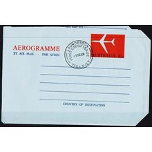 Australia. Aerogramme. Date? 10c Used