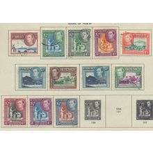 St. Vincent Stamps Scott #141 To 149A, Used