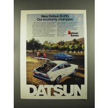 1974 Datsun B-210 Car Ad - Our Economy Champion