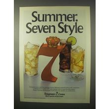 1980 Seagram's 7 Crown Whisky Ad - Summer Style