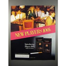 1983 Players 100 Cigarette Ad