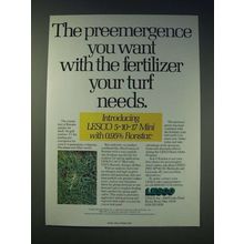 1989 Lesco 5-10-17 Mini with .95% Ronstar Ad - The preemergence you want