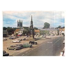 THE MARKET PLACE, HELMSLEY, YORKSHIRE unused vintage postcard by Walter scott =