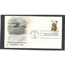 FDC Art Craft 1968a 20c Meadowlark (Cachet-U/A) CV39753