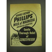 1952 Phillips' Milk of Magnesia Ad - Double-Action