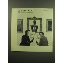 1949 Bronzini Ties Ad - Photo by John Rawlings - New Ties for Fall