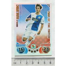2010/11 Topps Match Attax Trading Card 391 Nikola Kalinic, Blackburn Rovers, Man