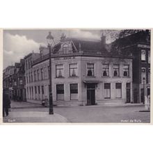 Hotel De Bolk Delft Pottery City Of Holland Real Photo Old Postcard