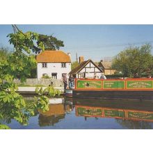 Aldermaston Visitor Guide & Tourist Centre Canal Berkshire Postcard