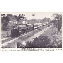 Canadian National 4-8-2 6060 Niagara Falls Bullet Nose Betty Postcard
