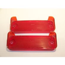 1969 1970 1971 1972 CHEVROLET ELCAMINO RED BUMPER REFLECTORS OEM GUIDEX 5961725