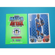 326. Emmerson Boyce - Wigan - Match Attax 2010/11 Football Card EF1