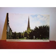 ST JAMES, PARISH CHURCH, TROWBRIDGE, WILTSHIRE unused postcard by Kingsley =