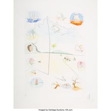 Salvador Dali (1904-1989). The Frontispiece, from Twelve Tribes of Israel, 1972