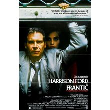 Frantic (1988)_1 Movie Film Poster Canvas iconic design