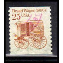 Used 2136 25c Bread Wagon Very Fine CNS 1 PA5998