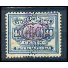 Used Revenue 40c N.Y. Stock Transfer Fine Just Clears WA2803