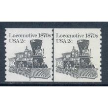 1897A 2c Locomotive Fine MNH Dry Gum CNP Left 3 W0448