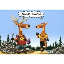 Nice Rack - Tree Free Greeting Card - 11065