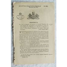 1884 Act of Parliament: corrupt practices election MPs