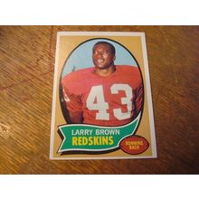 1970 Topps, LARRY BROWN Rc, #24, Redskins